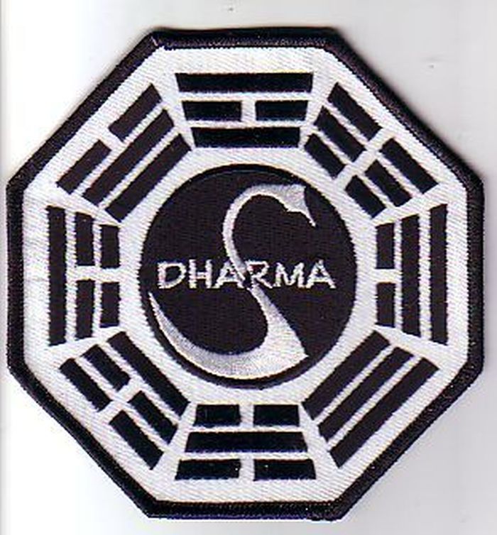MINI LOST DHARMA "SWAN" INVERSE  PATCH - LST51