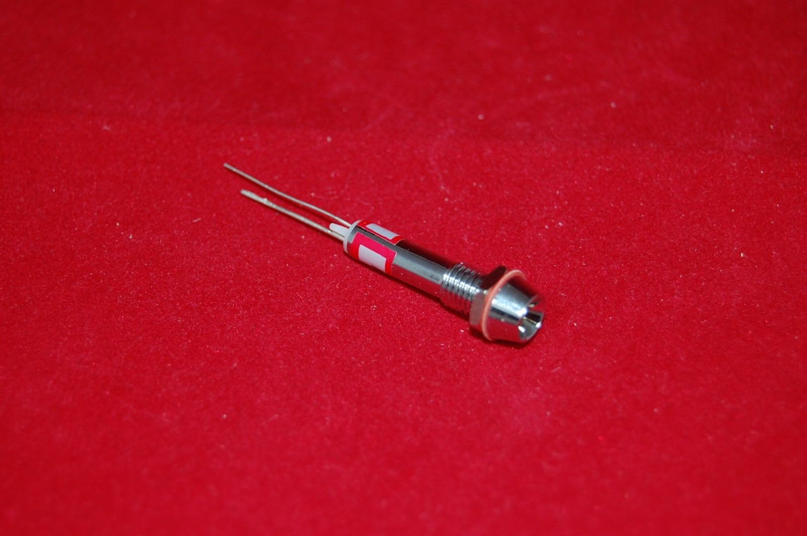 5 Pcs 220V AC Cutout 6mm Metal RED LED Indication Signal Pilot Lights