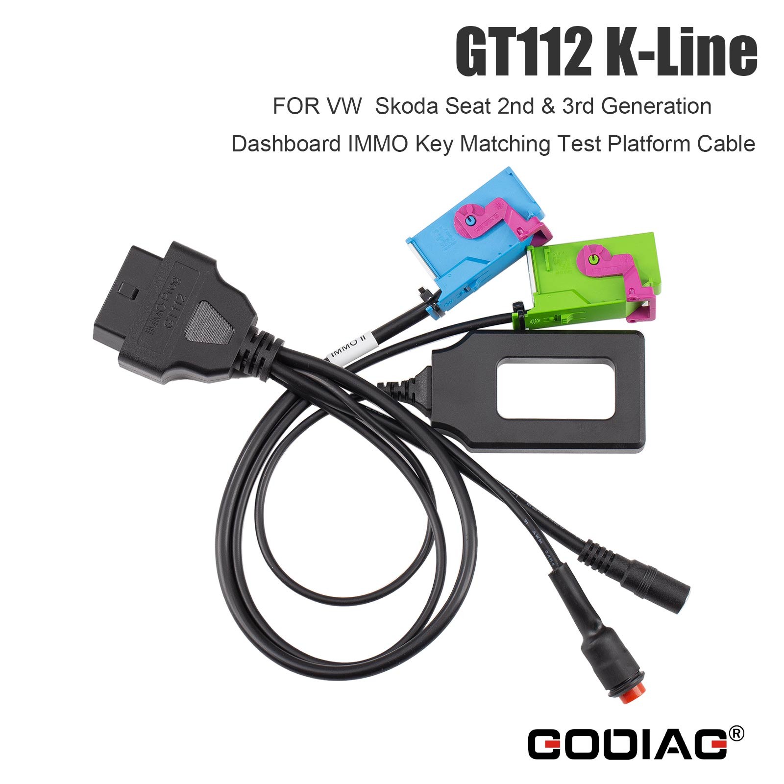 GODIAG GT112 K-Line Dashboard IMMO Matching Test Platfor For Skoda Seat