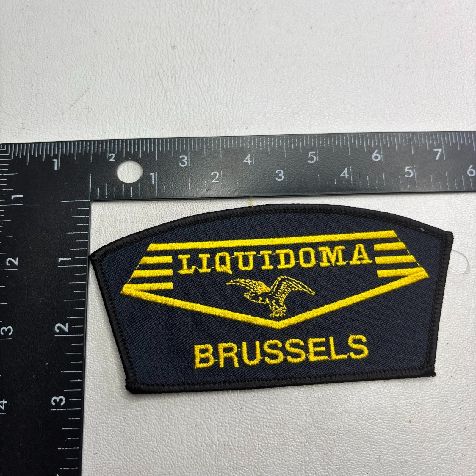 LIQUIDOMA BRUSSELS Hat Patch (Belgium Closed Military Clothing Store) C61S