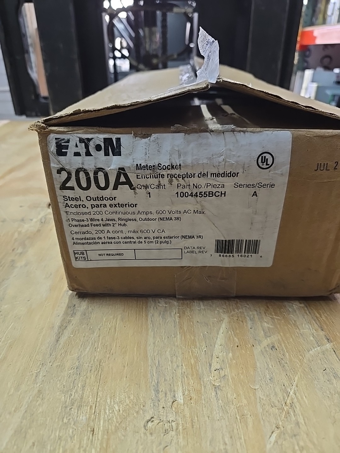 EATON CORPORATION 1004455BCH / 1004455BCH 250A 600V