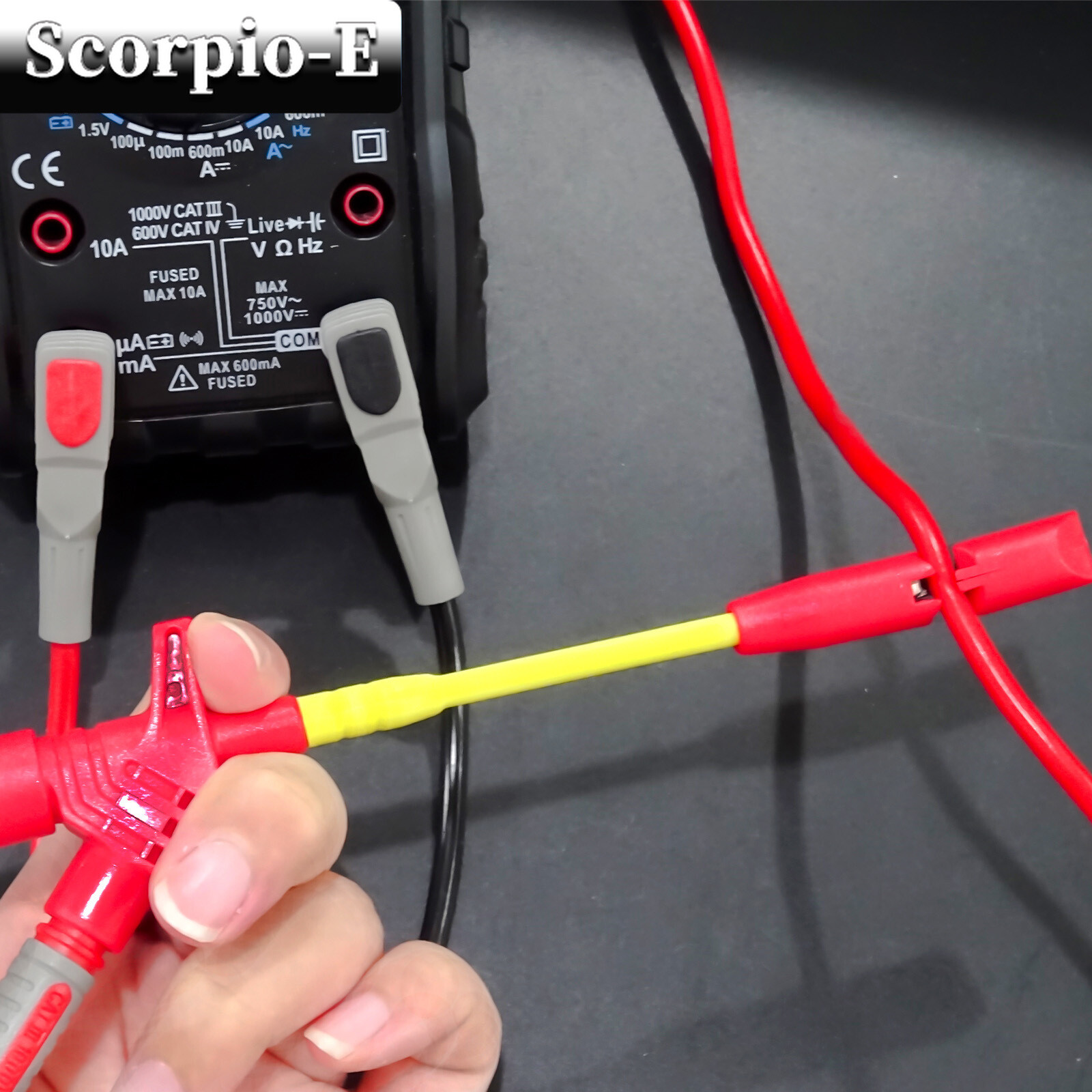 2PCS Insulation Wire Piercing Probe Heavy Duty Quick Piercing for Electrical