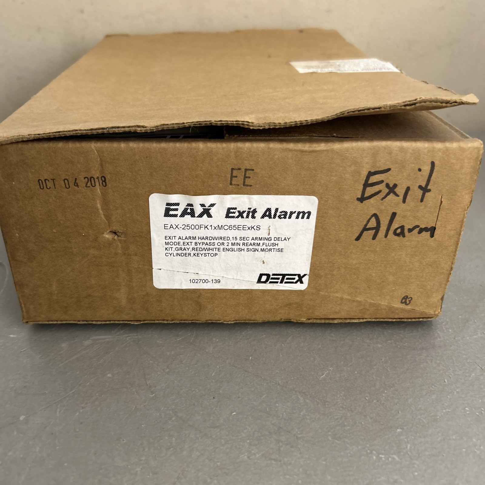 DETEX EAX-2500FK1_MC65_KS EXIT ALARM