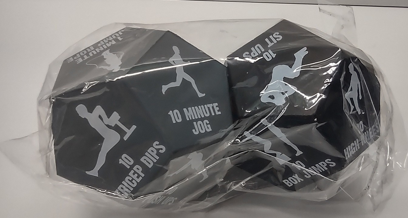 Large Excercise Dice High Impact Workout