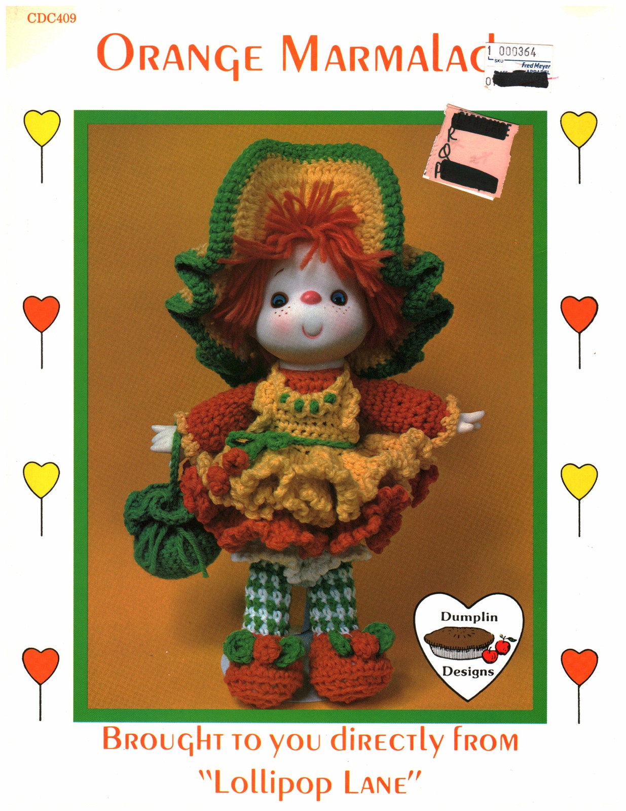 Orange Marmalade Doll | Dumplin Designs CDC409