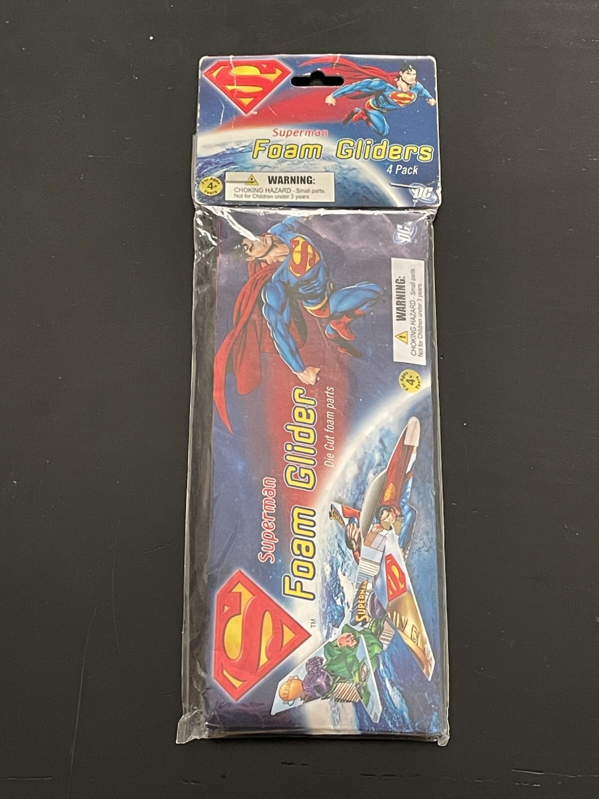 DC Comics Superman Foam Gliders 4 Pack