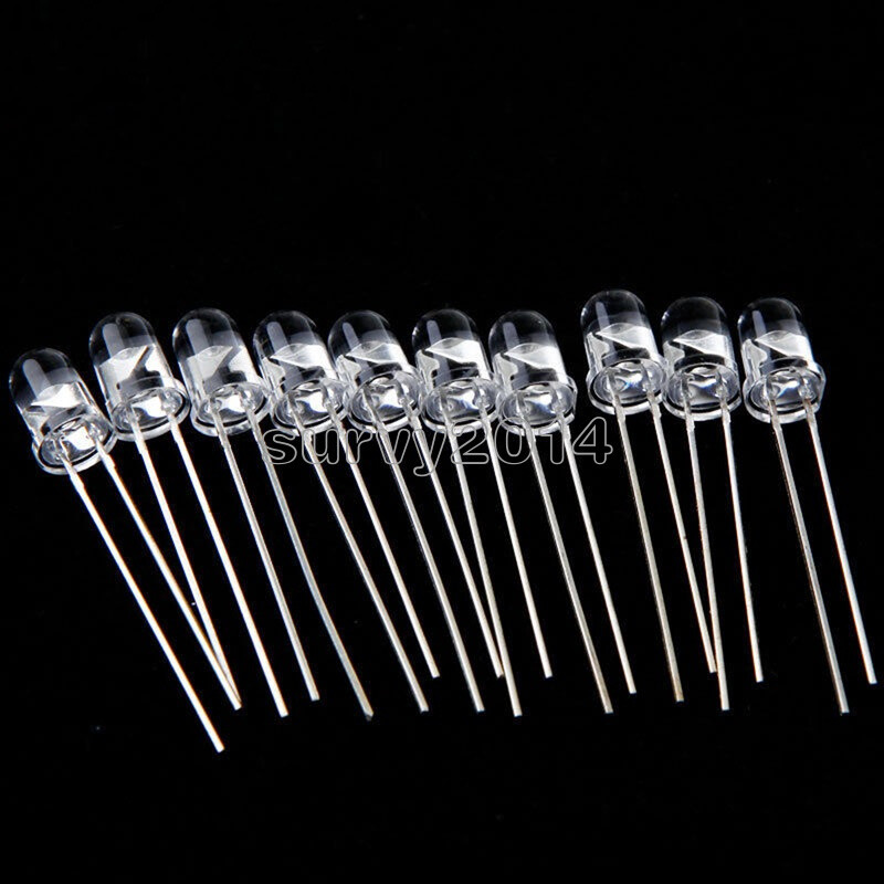50PCS 5mm 850nm IR infrared Launch emission tube diode LED Lamp Emitting