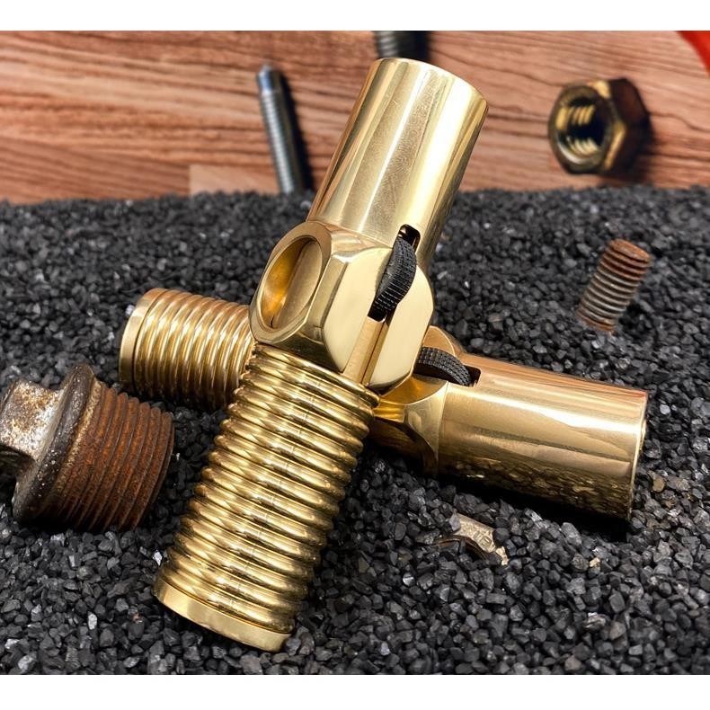 Nimrod Replica Brass Screw Kerosene Lighter Vintage Pipe Lighter