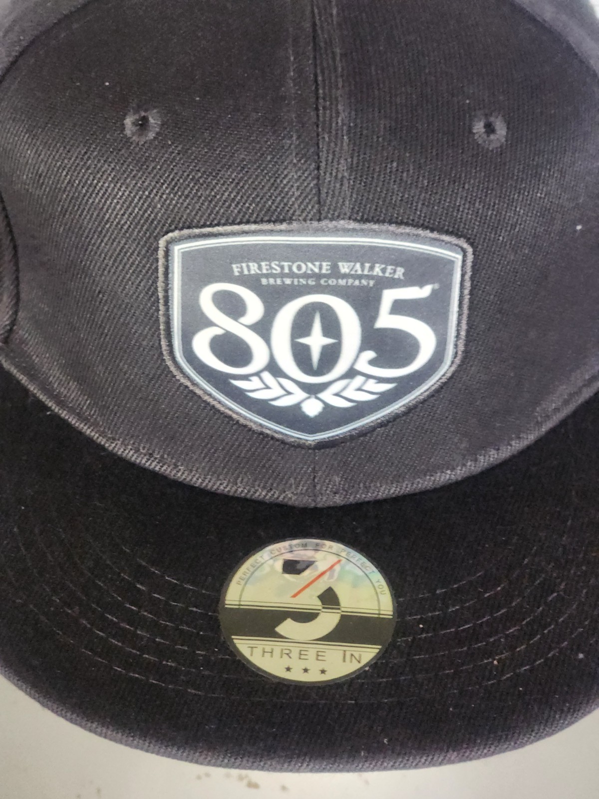 Firestone Walker 805 Adjustable Snapback Baseball Cap Black
