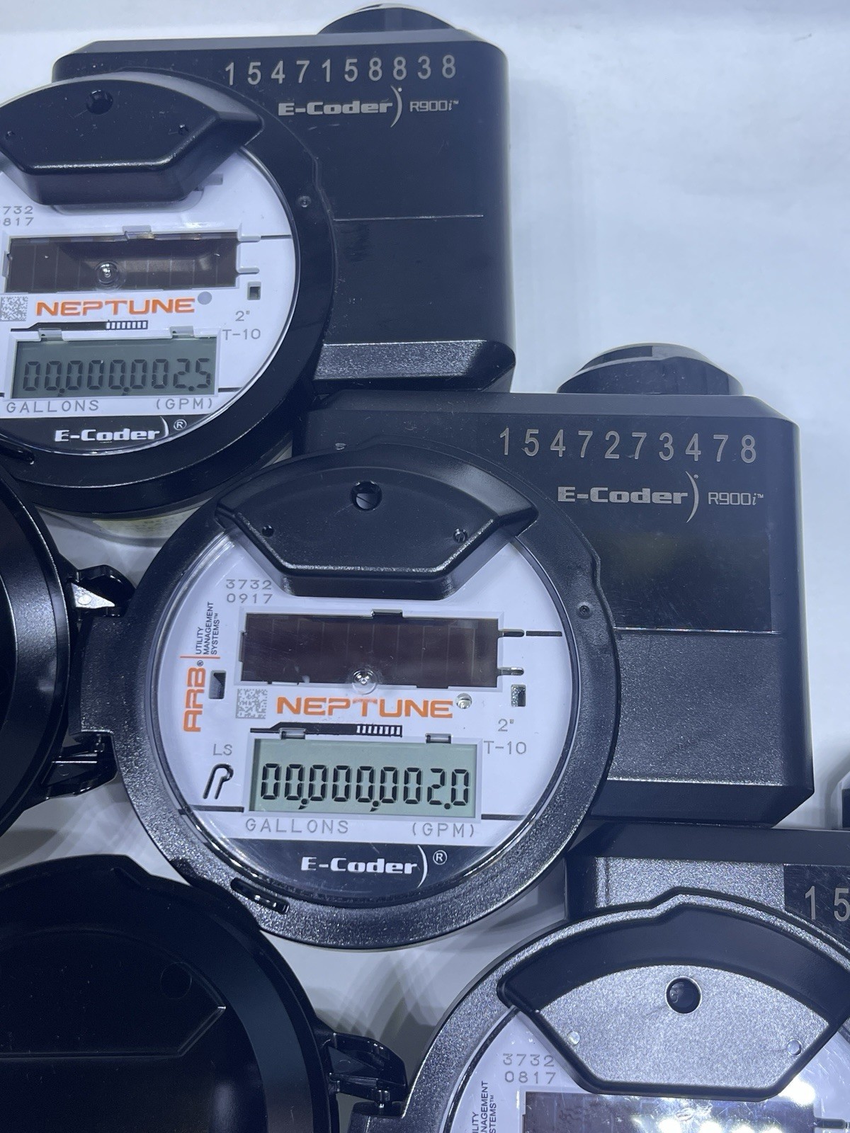 Neptune R900M V-4 RD2G53 E-Coder Water Meter Registers T-10 2"