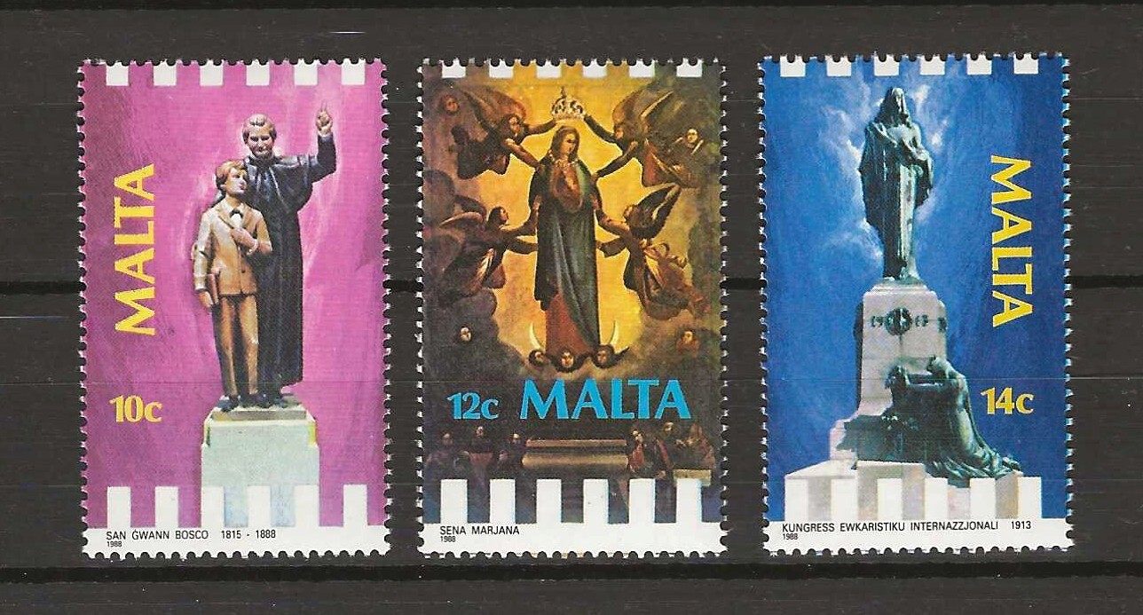 Malta 1988 religious events MNH  (m117)