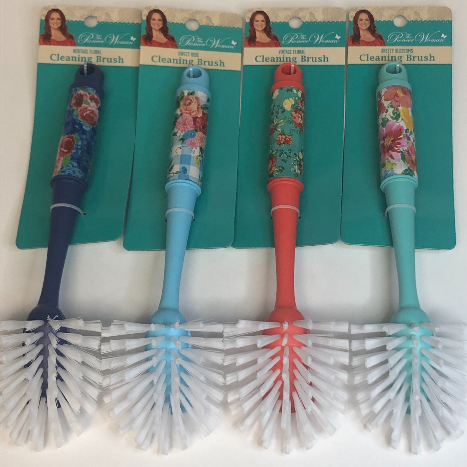Pioneer Woman Cleaning Brush Breezy Blossoms Heritage Floral Vintage Sweet Rose