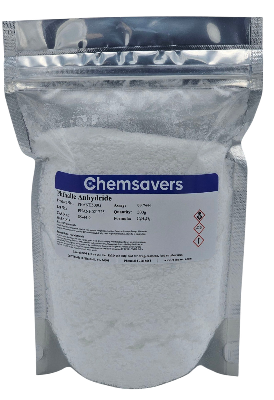 Phthalic Anhydride, 99.7+%, 500g