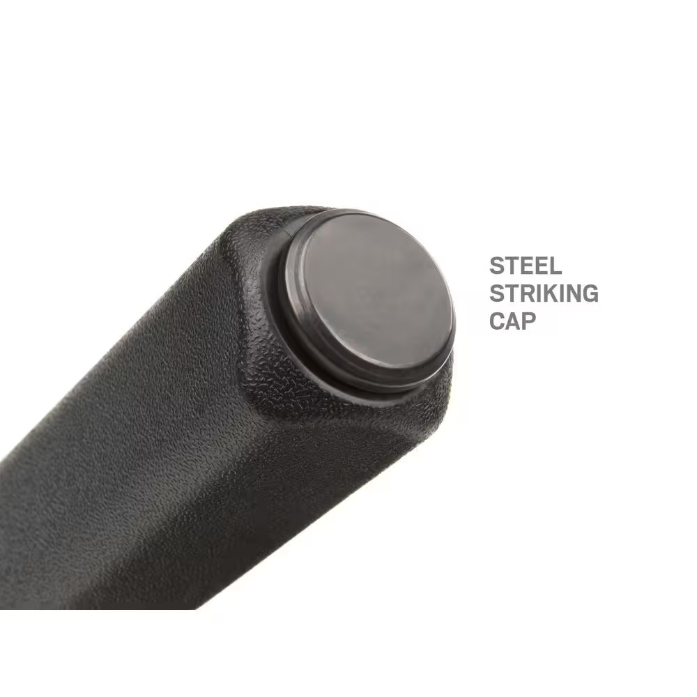36 In. Angled End Handled Pry Bar with Striking Cap