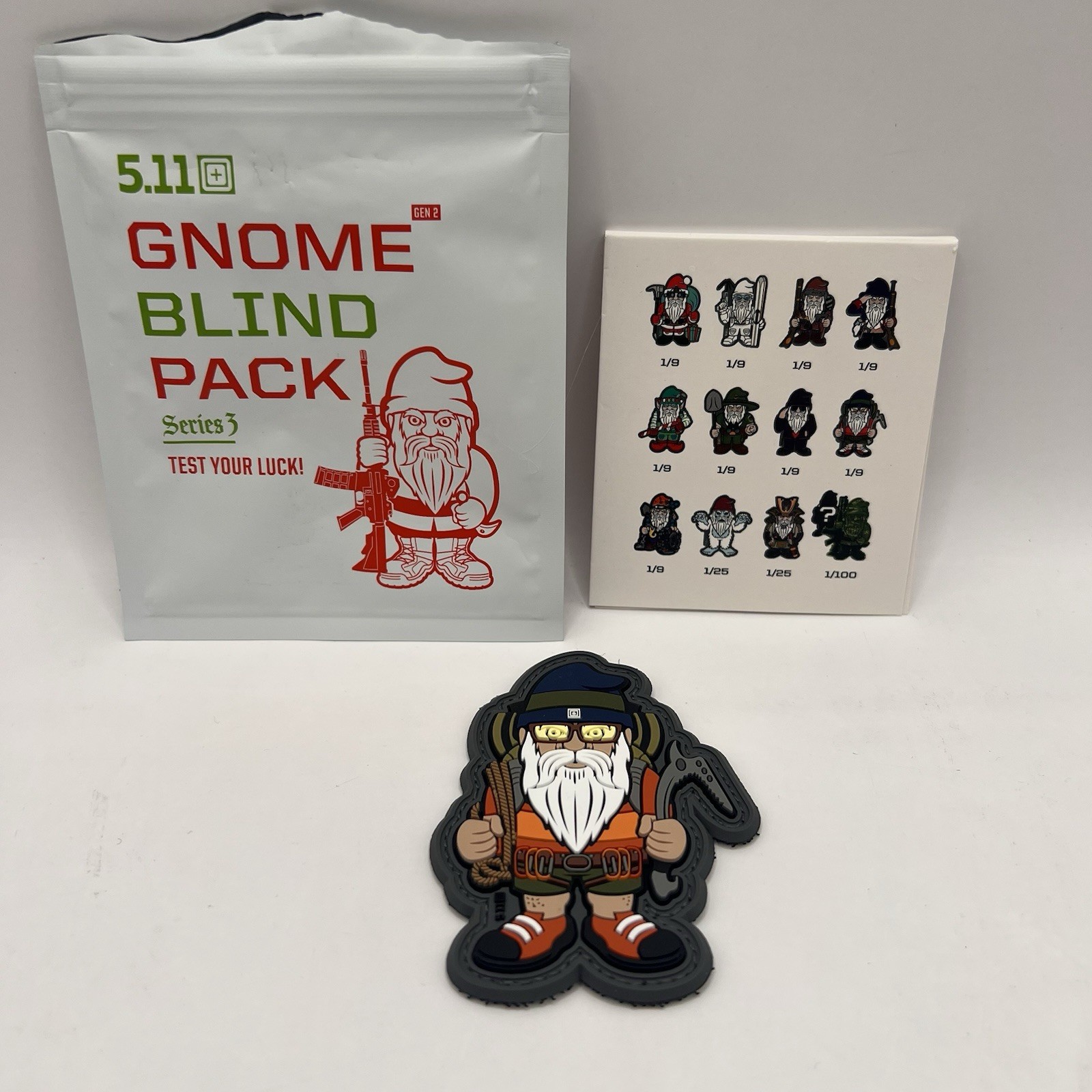 5.11 Tactical Patch Gnome Blind Pack Series 3 Mountain Climber Mountaineer