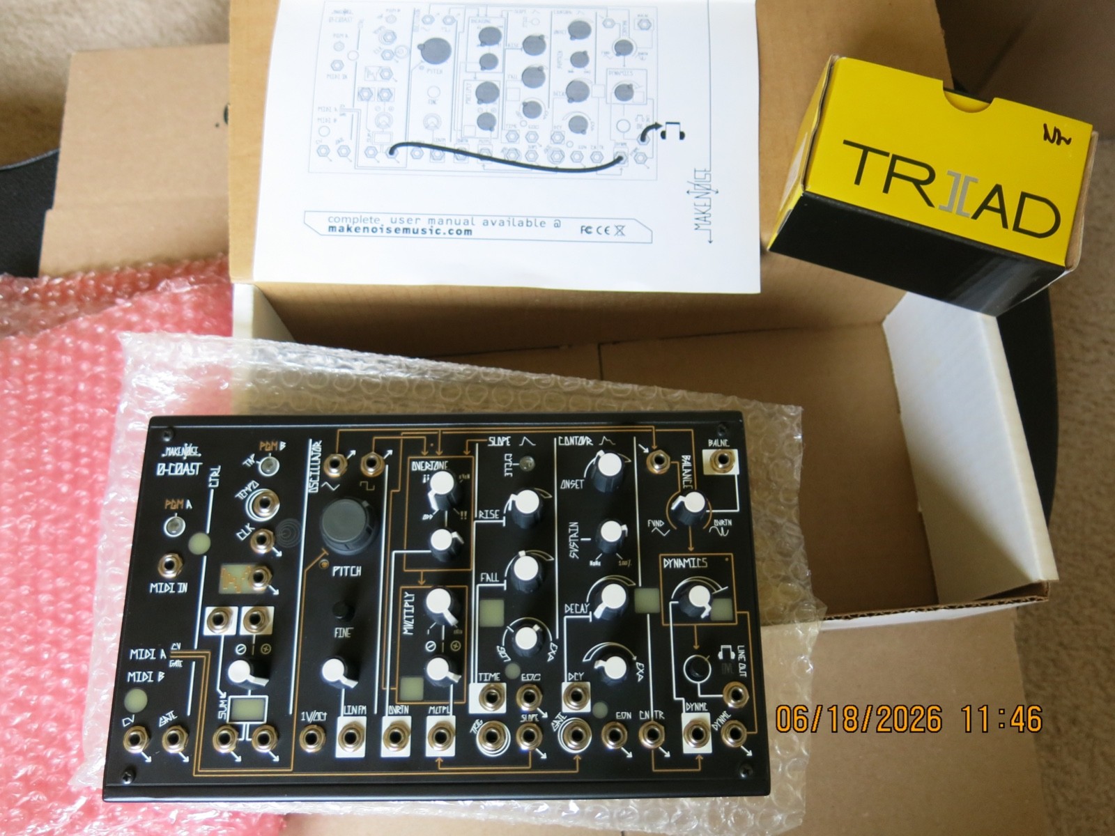 Make Noise O-Coast Semi Modular Synthesizer