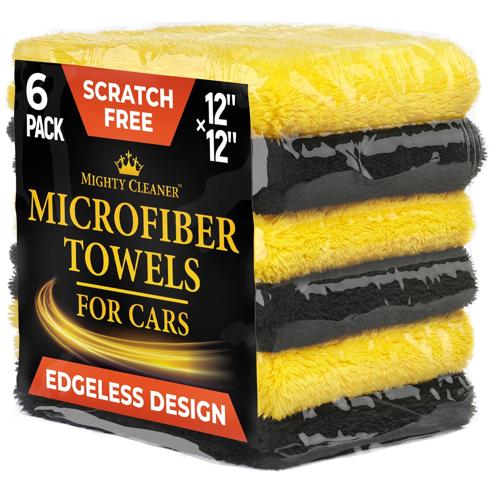 Toallas de microfibra suaves coches - Sin bordes, absorbentes de primera calidad