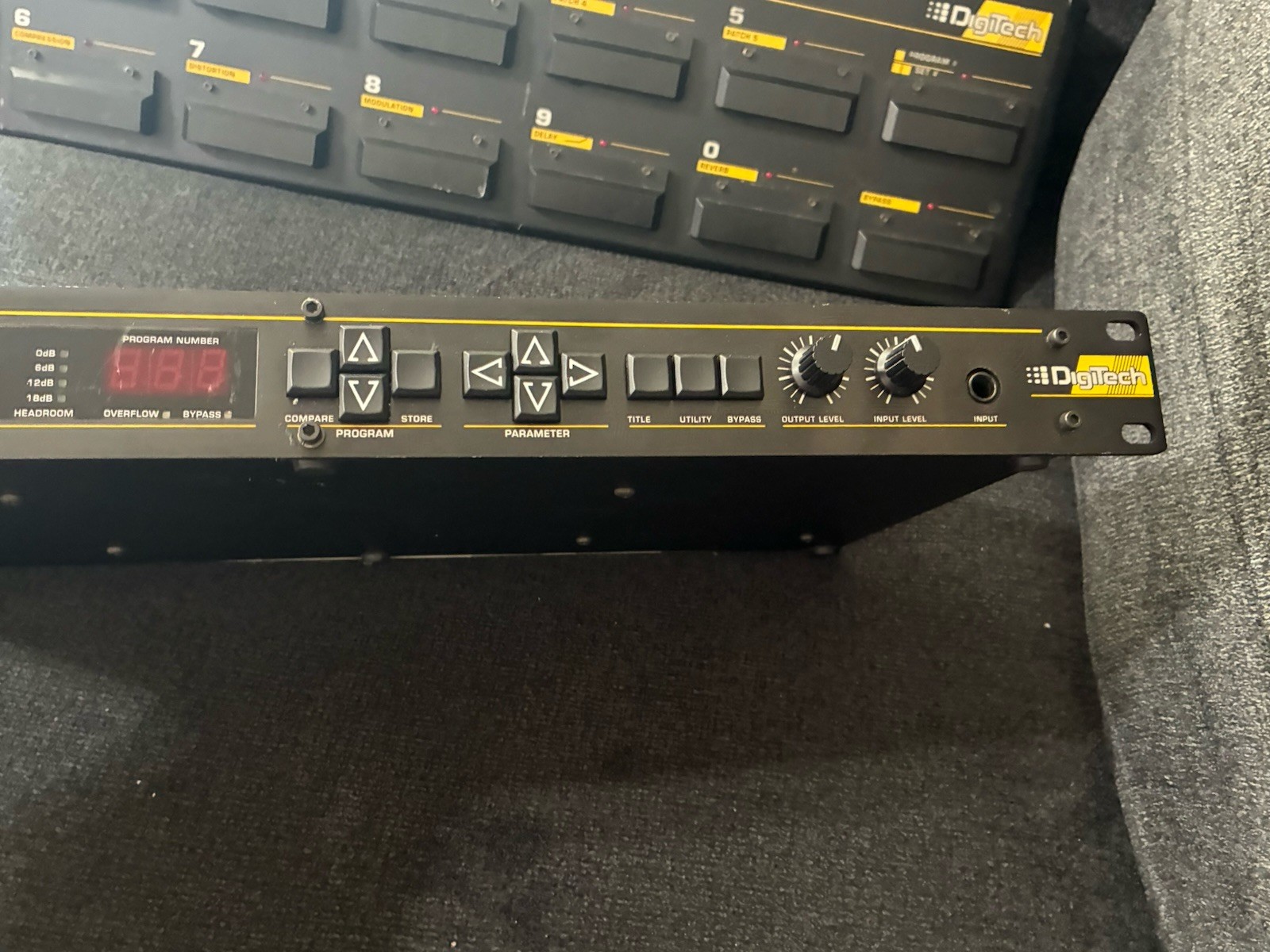 Vintage Digitech GSP21 PRO With Original Pedalboard (no cables included) READ