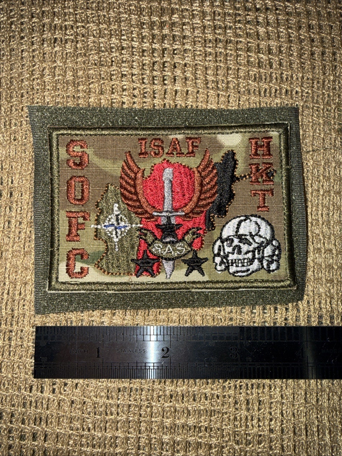French Foreign Legion ISAF SOFC HKT SAS Afgan War Camo Patch