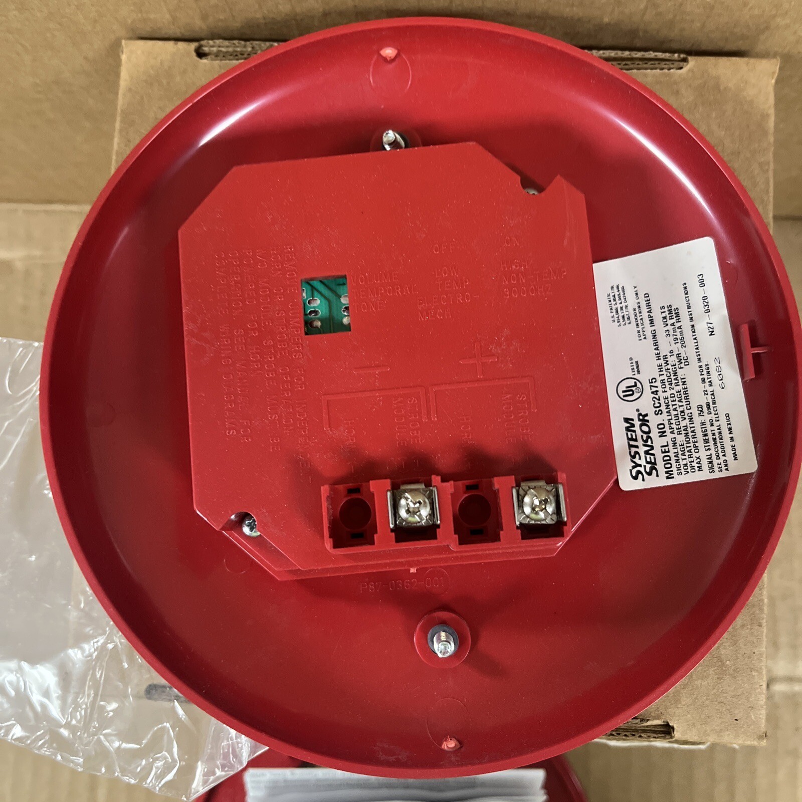 System Sensor SC2475 Ceiling Mount Strobe NOS