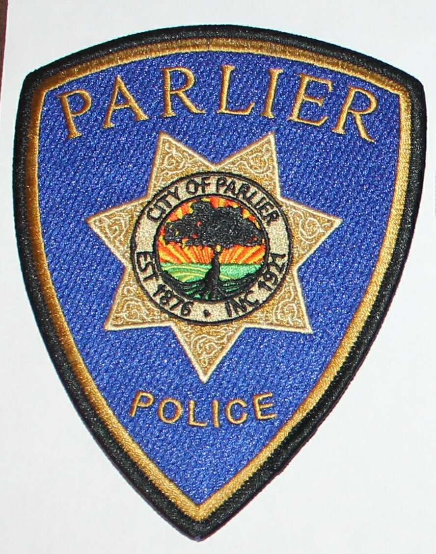 CITY OF PARLIER POLICE Fresno County California CA PD patch