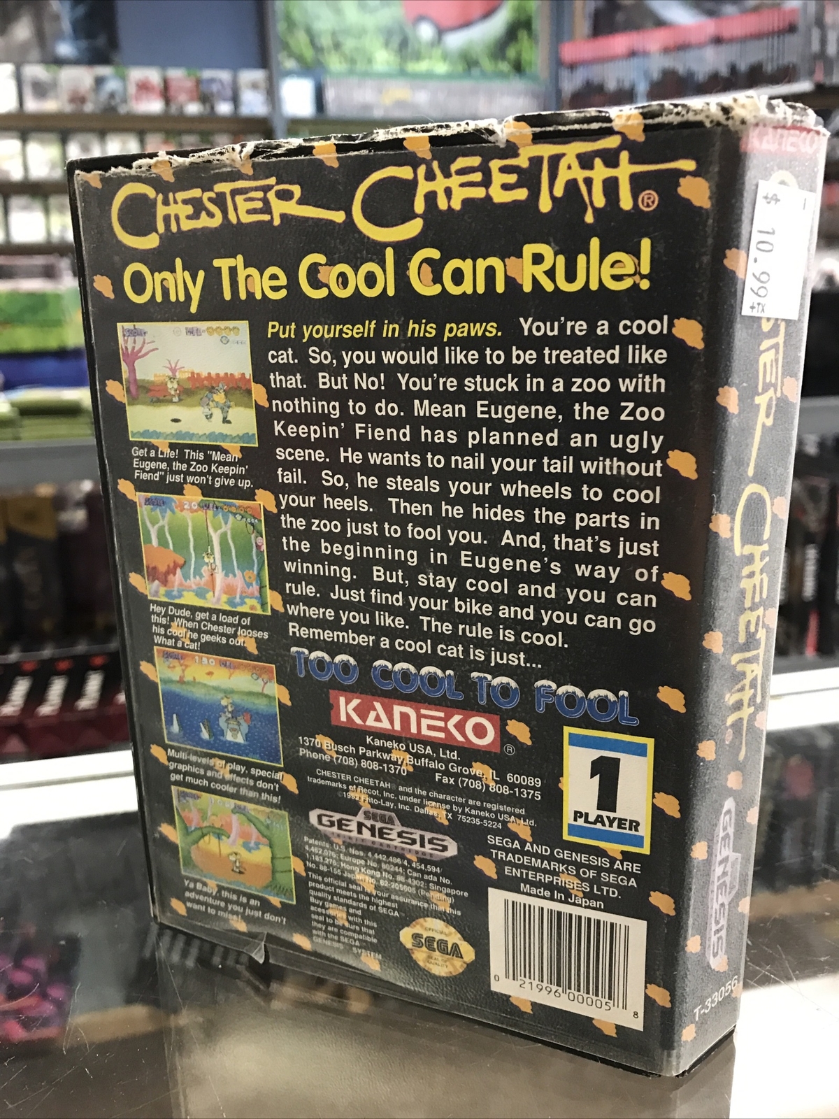 Chester Cheetah Sega Genesis Case Only NO GAME -- S2G --