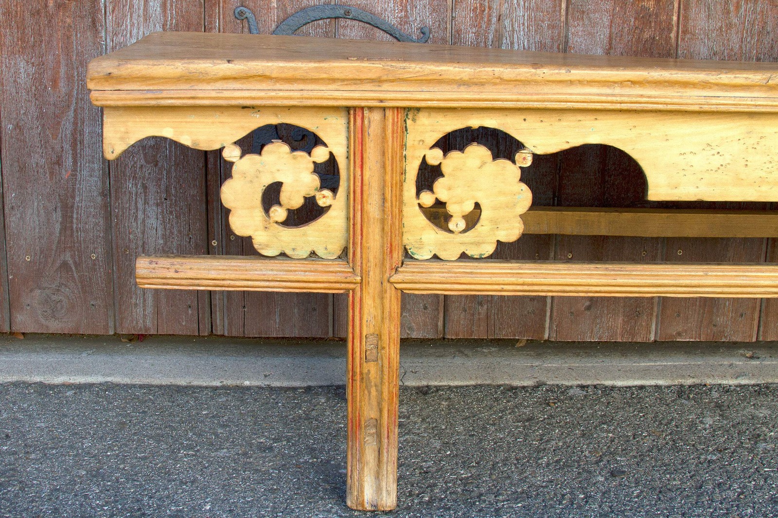 Asian Provincial Elm Bench