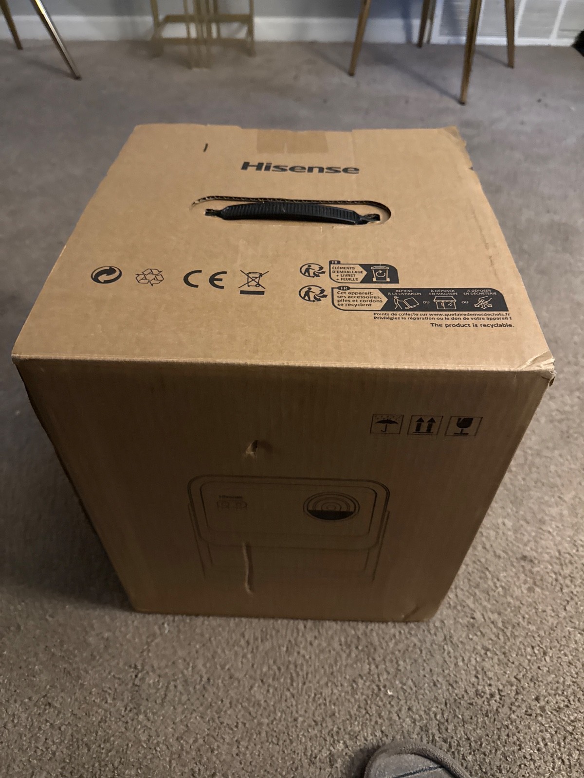 Hisense C2 Pro Triple Laser Smart Portable Projector 4K 2,600 Lumens 65''– 300''