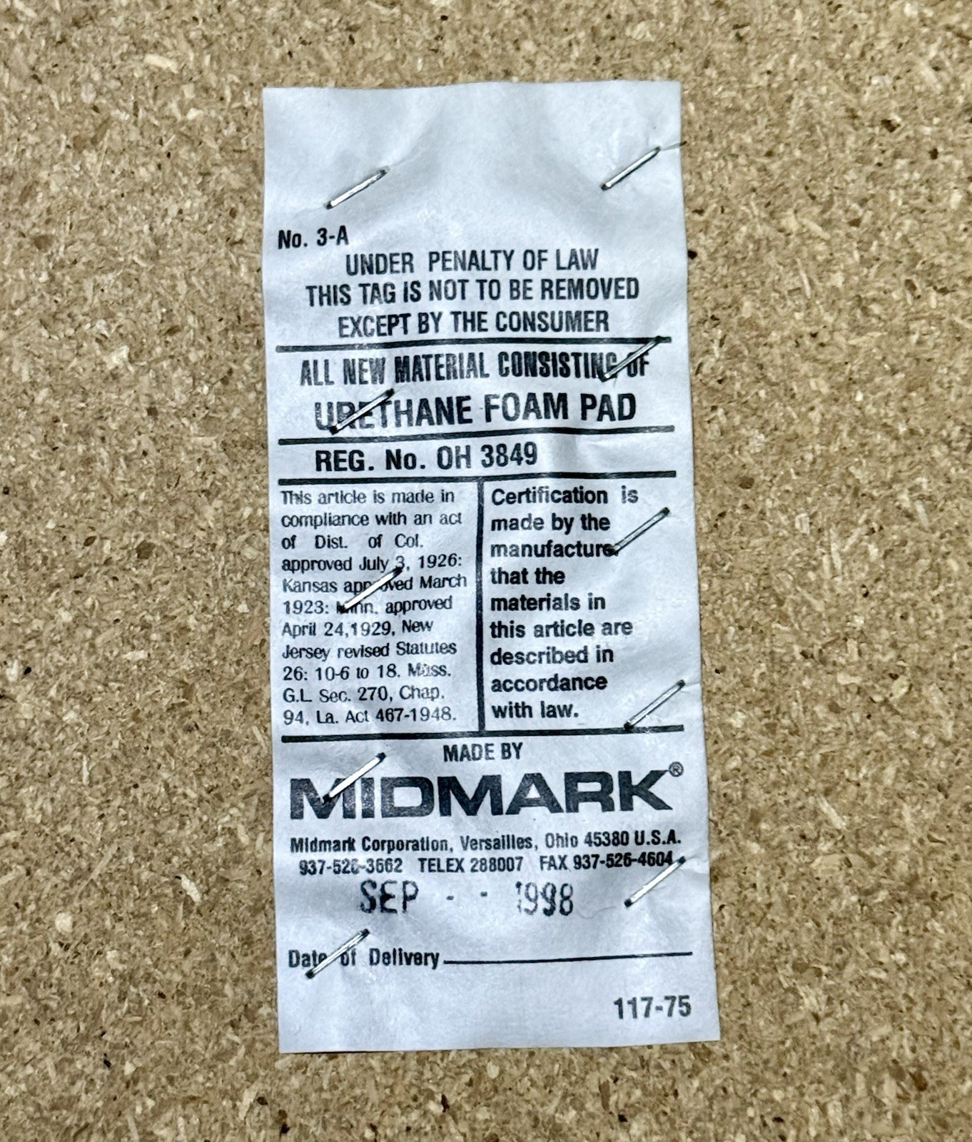 ⭕️ MIDMARK RITTER EVOLUTION 75 BACKREST CUSHION ASSEMBLY UPHOLSTERED BEIGE