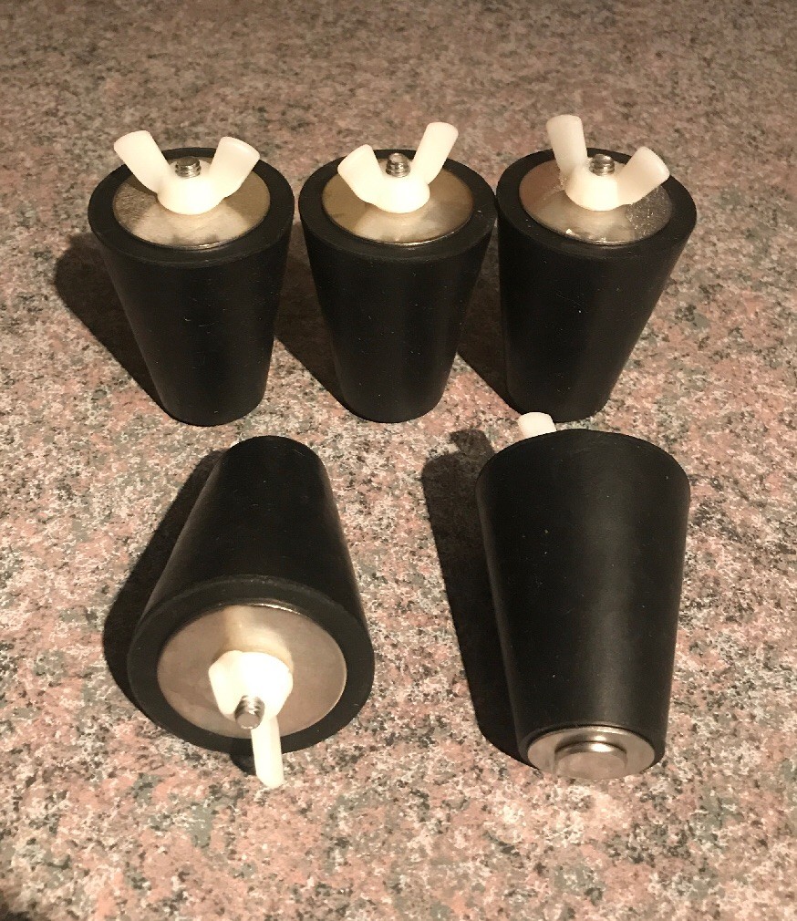 5 Pack - Winter Pool Rubber Expansion Plug for Return Skimmer Fits #7-#8-#9-#10