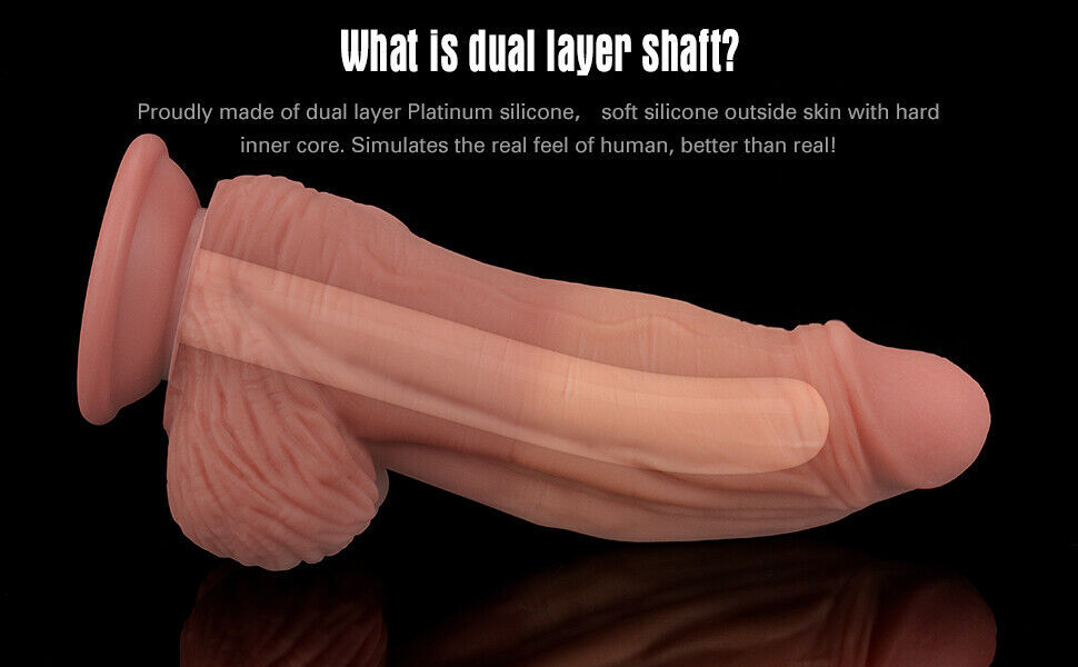 Dildo9Inch Realistic Lifelike Big Real Dong Suction Cup Waterproof Women Toy