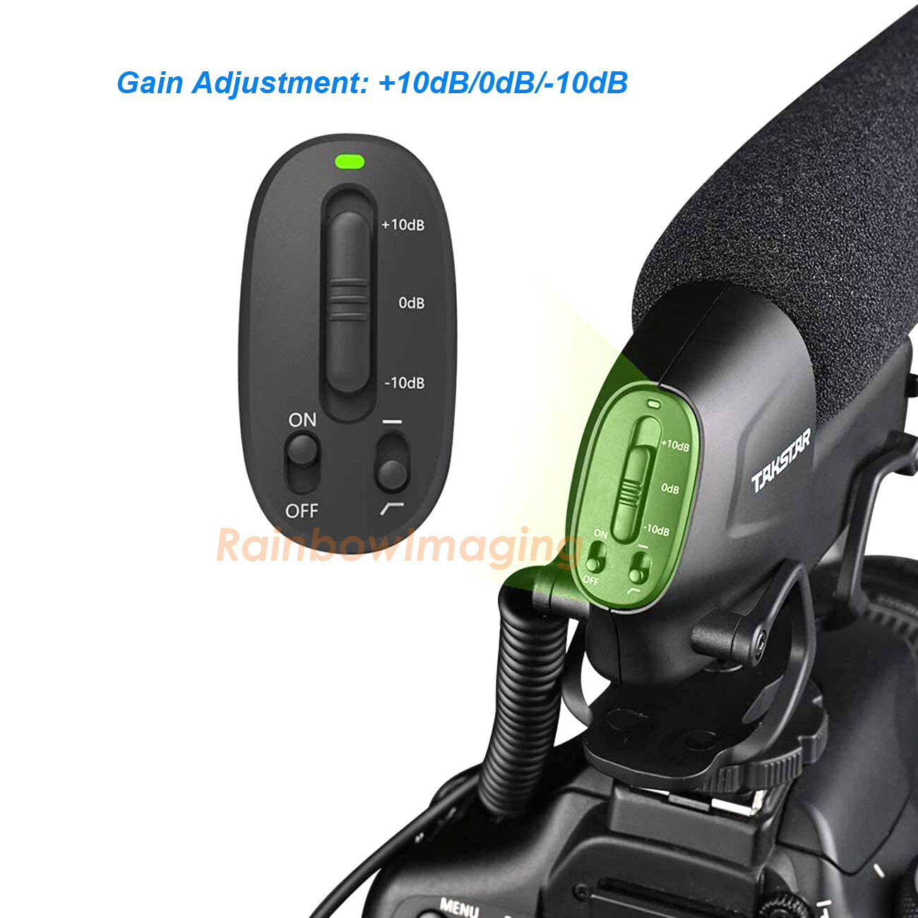 TAKSTAR SGC-600 Cardiod Shotgun Interview Microphone Mic for Canon Nikon DSLR