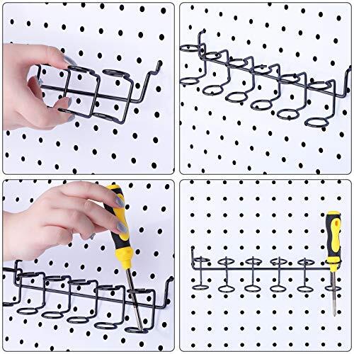 4 Pack Pegboard Screwdriver Holders Pegboard Utility Tool Pliers Hooks