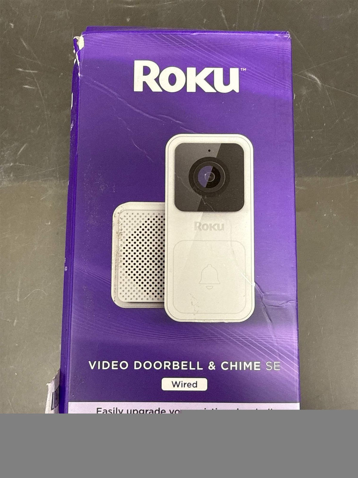 Roku Smart Home Wired Video Doorbell & Chime - 1080p HD Night Vision Ultrawide V