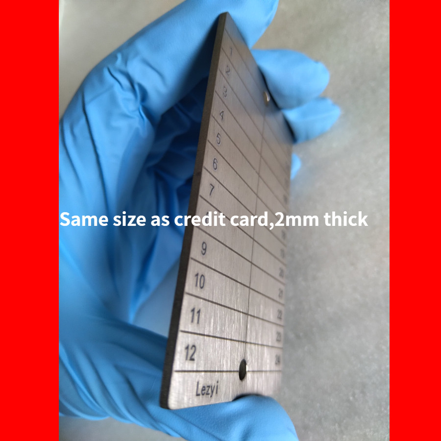 Lezyi Titanium Plate Seed Phrase Kit DIY Crypto Cold Wallet Recovery