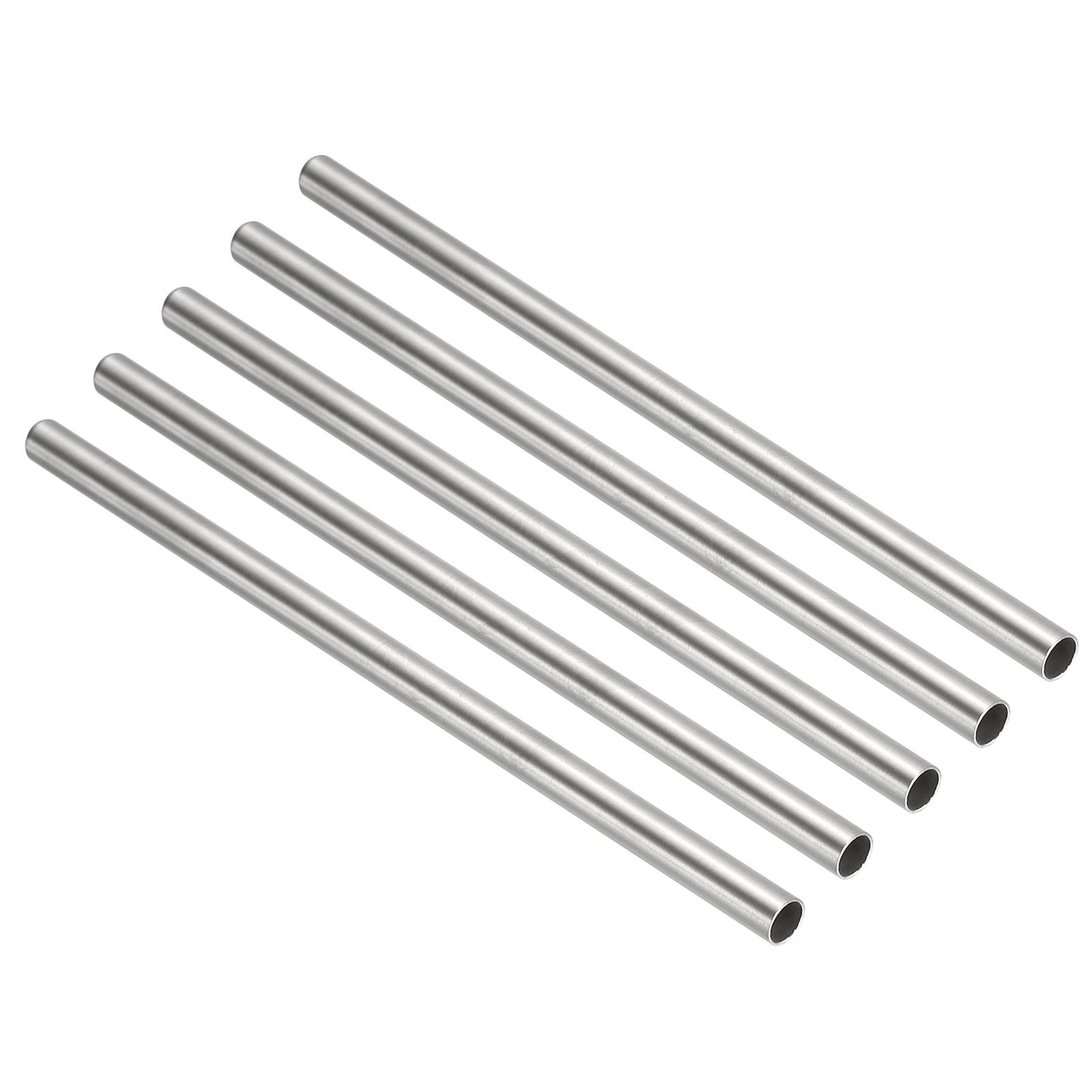 Thermowell Pipe Immersion Well 1/4" ID 9/32" OD 6" Stainless Steel 304 5pcs