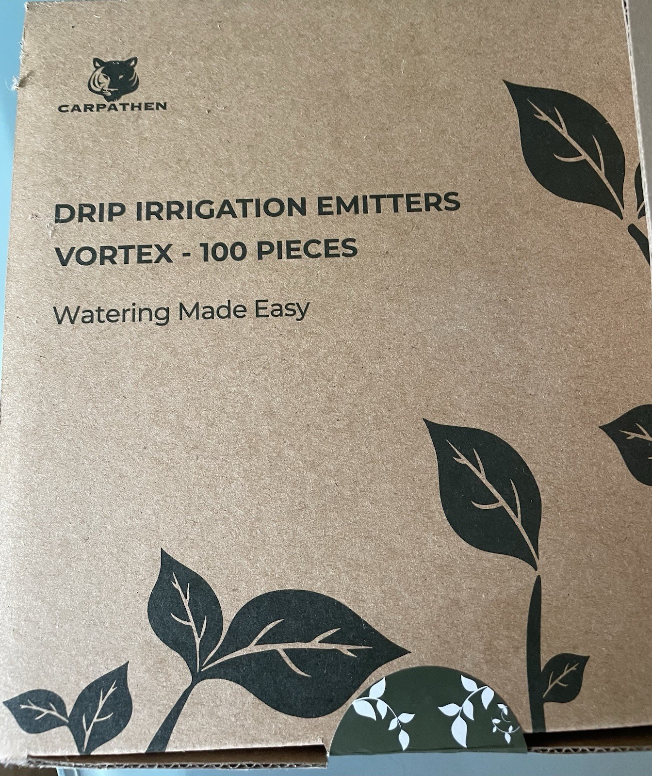 CARPATHEN 100 Drip Irrigation Emitters 1/4" Vortex Adjustable Fan Sprayer