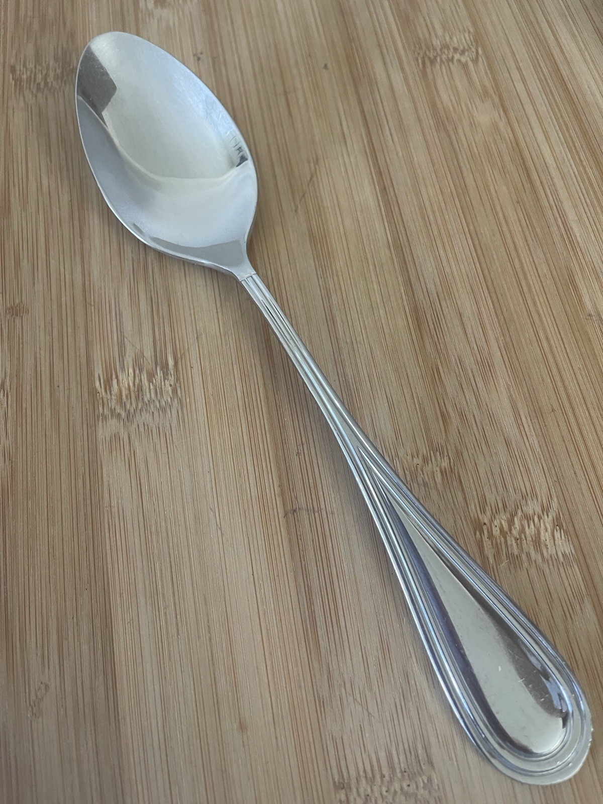 gs Gourmet Settings GON23 18/10 Stainless Outlined PLACE SOUP SPOON 8.25”
