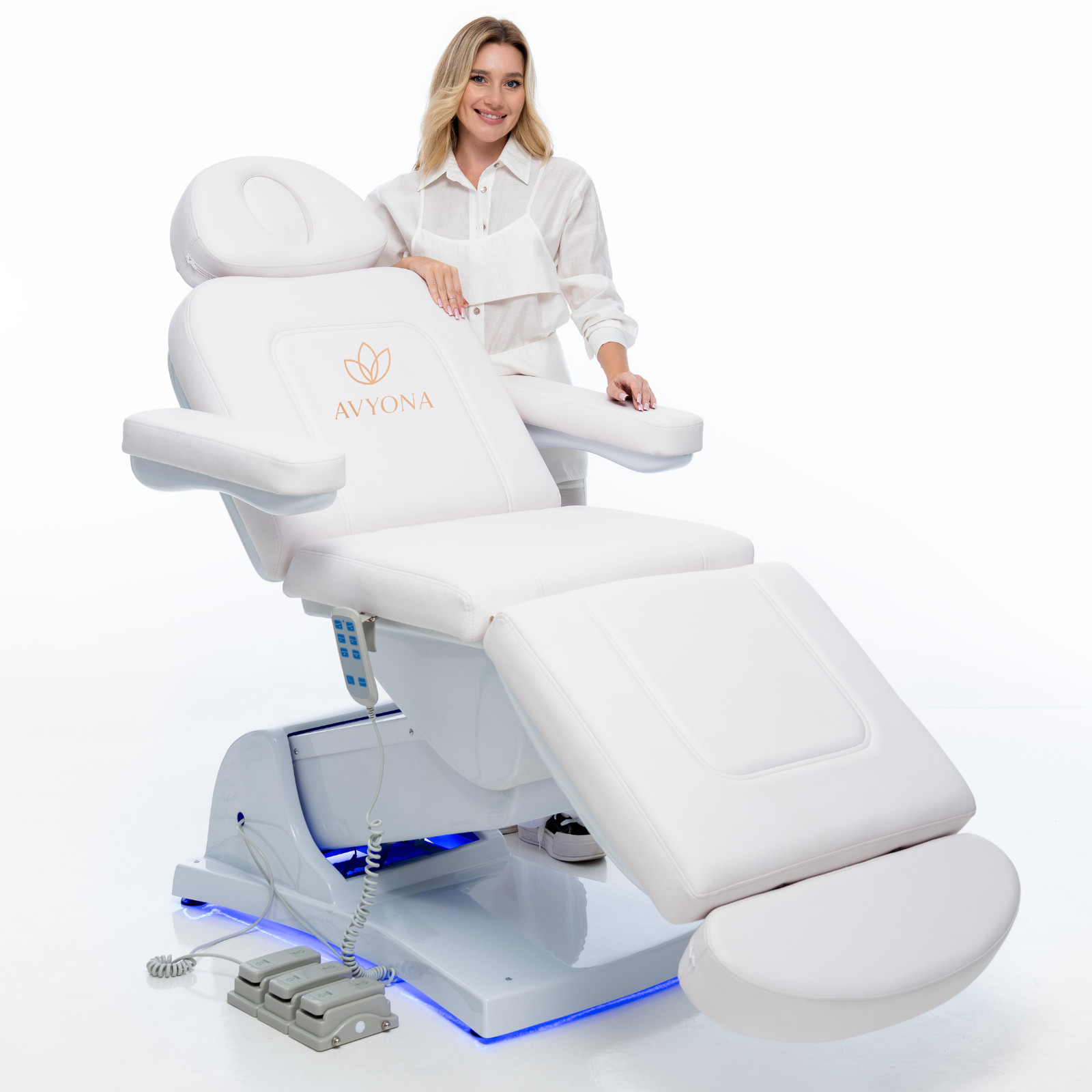 Avyona Pro-3 Multi-Use Electric Med-Spa, PMU, Derma Treatment Bed  | Free-Ship