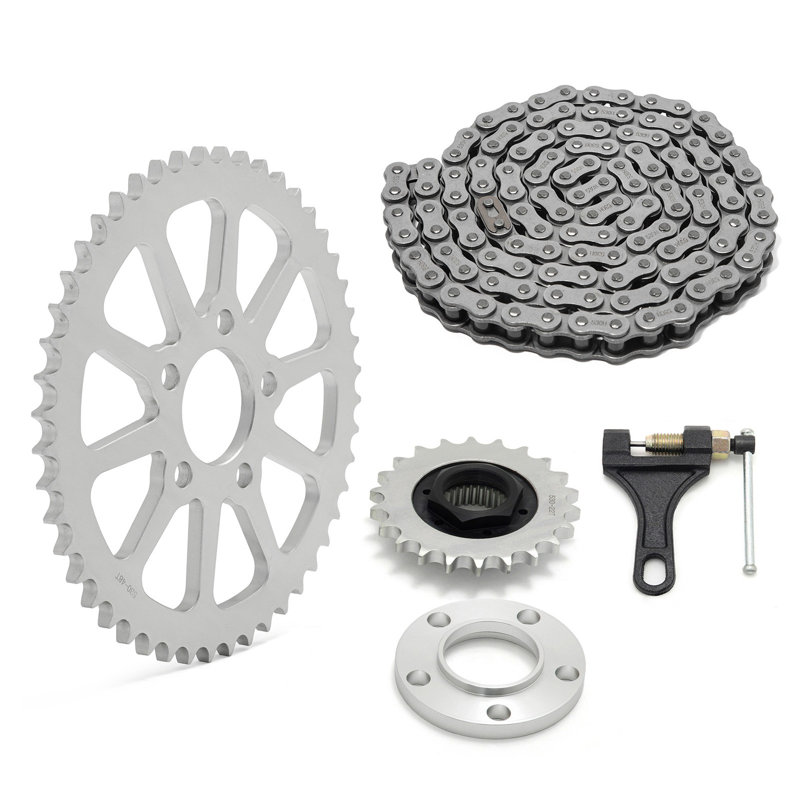 Chain Drive Sprocket Conversion Kits for Harley Sportster XL883 XL1200 2000-2024