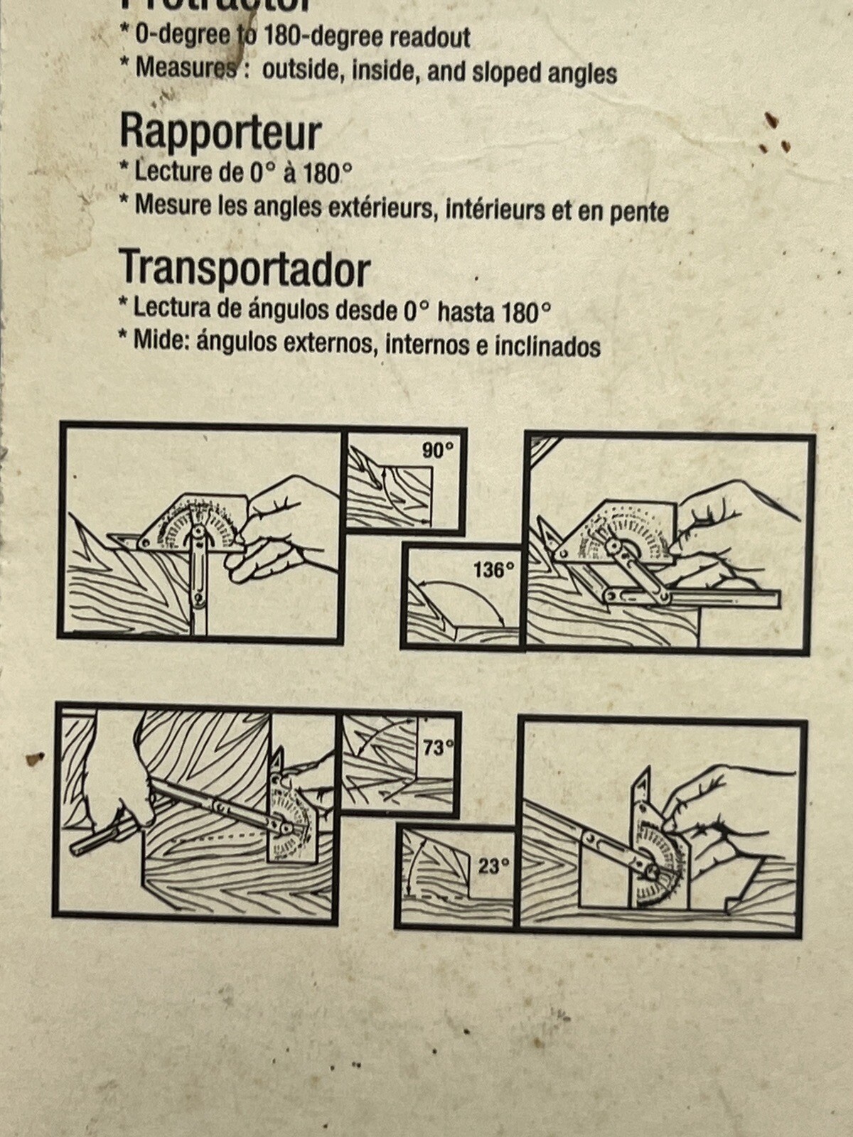Hempe Protractor Angle Finder