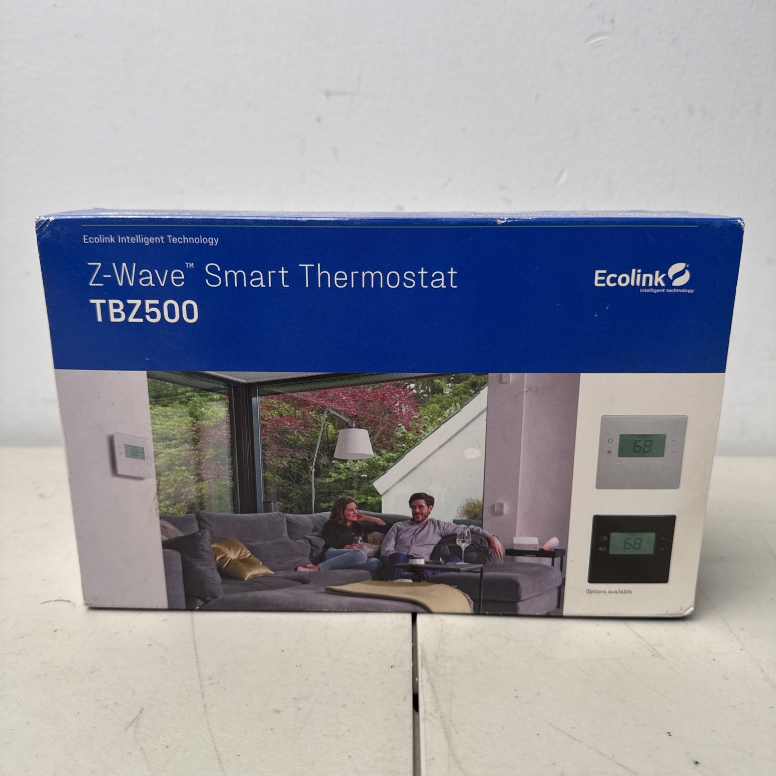 New - Ecolink Z-Wave TBZ500 Smart Thermostat - White