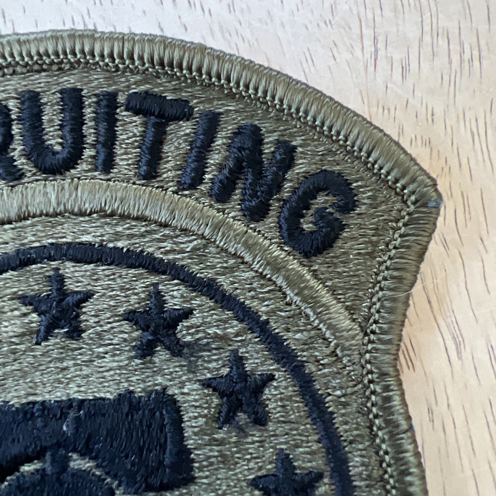 Vintage United States Army Recruiting Command Patch.