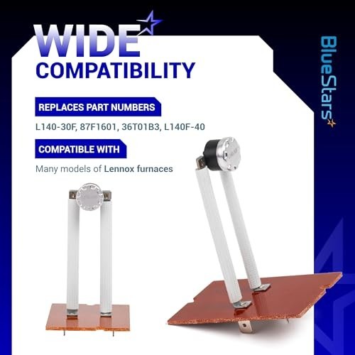 Furnace Primary Limit Switch 140°F - Compatible with Lennox, Replaces 87F16, L14