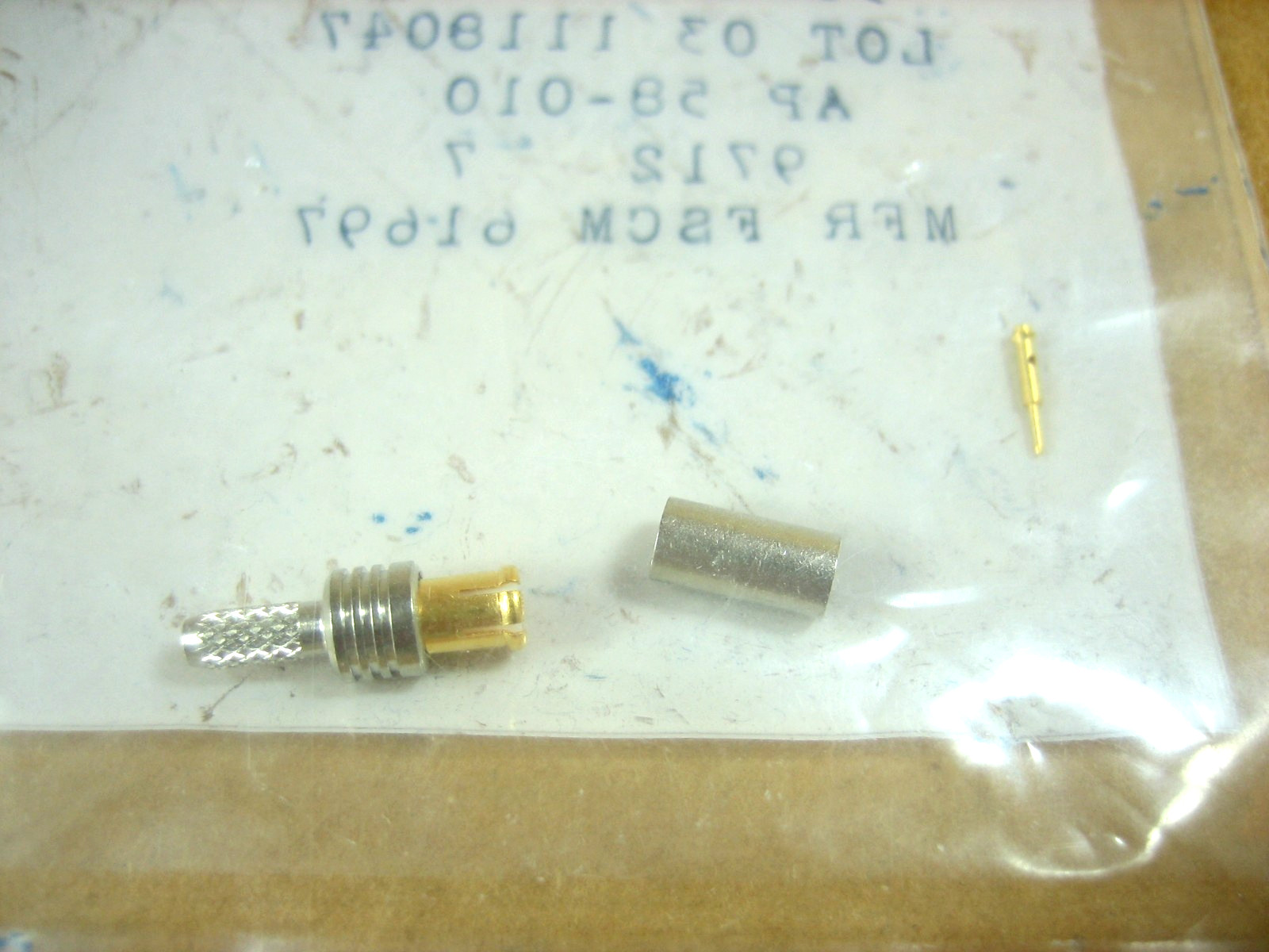 M/A-COM  5831-5001-10  Connector Lot of 10