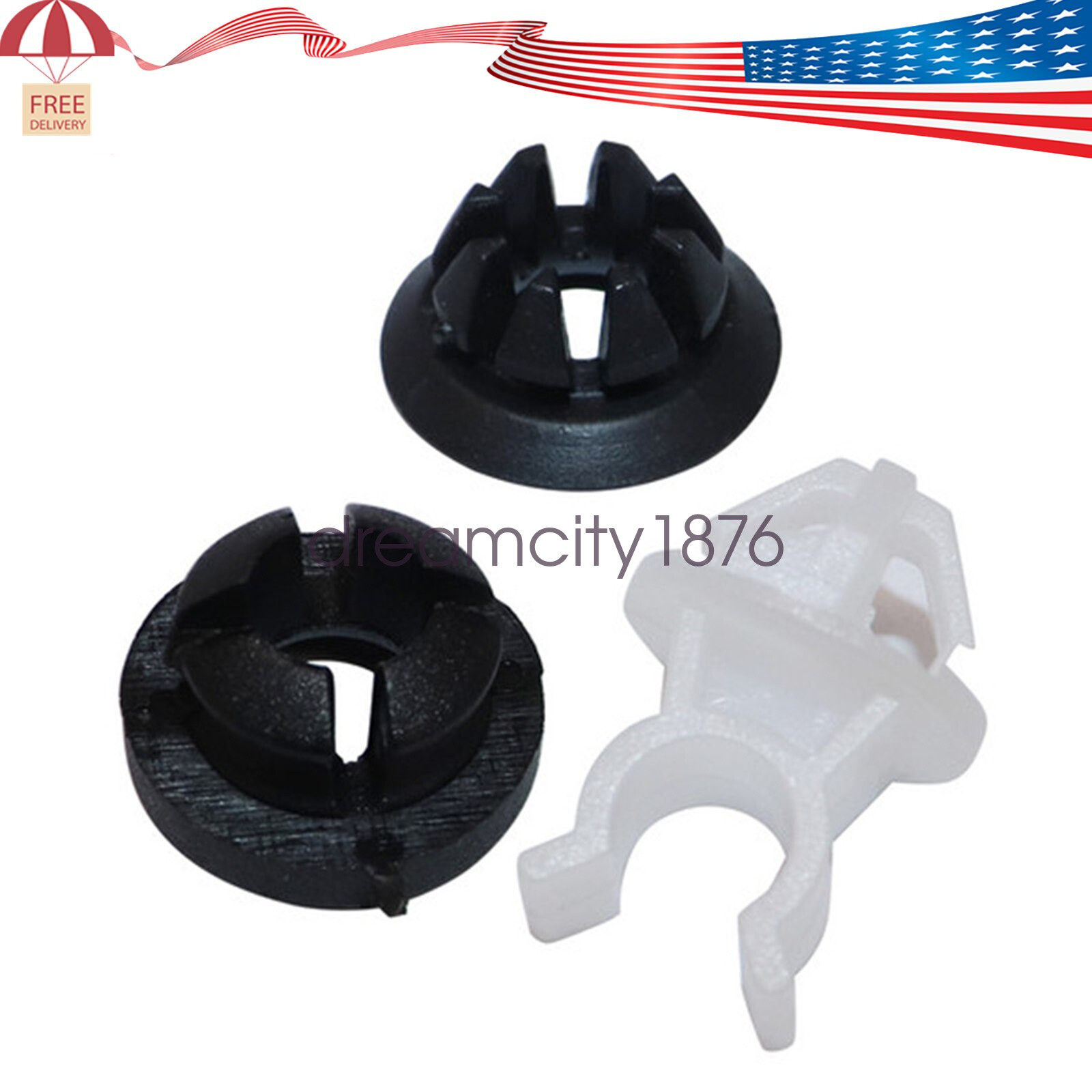3 Pcs Car Hood Support Prop Rod Holder Clip Fit For Honda Accord Odyssey Prelude