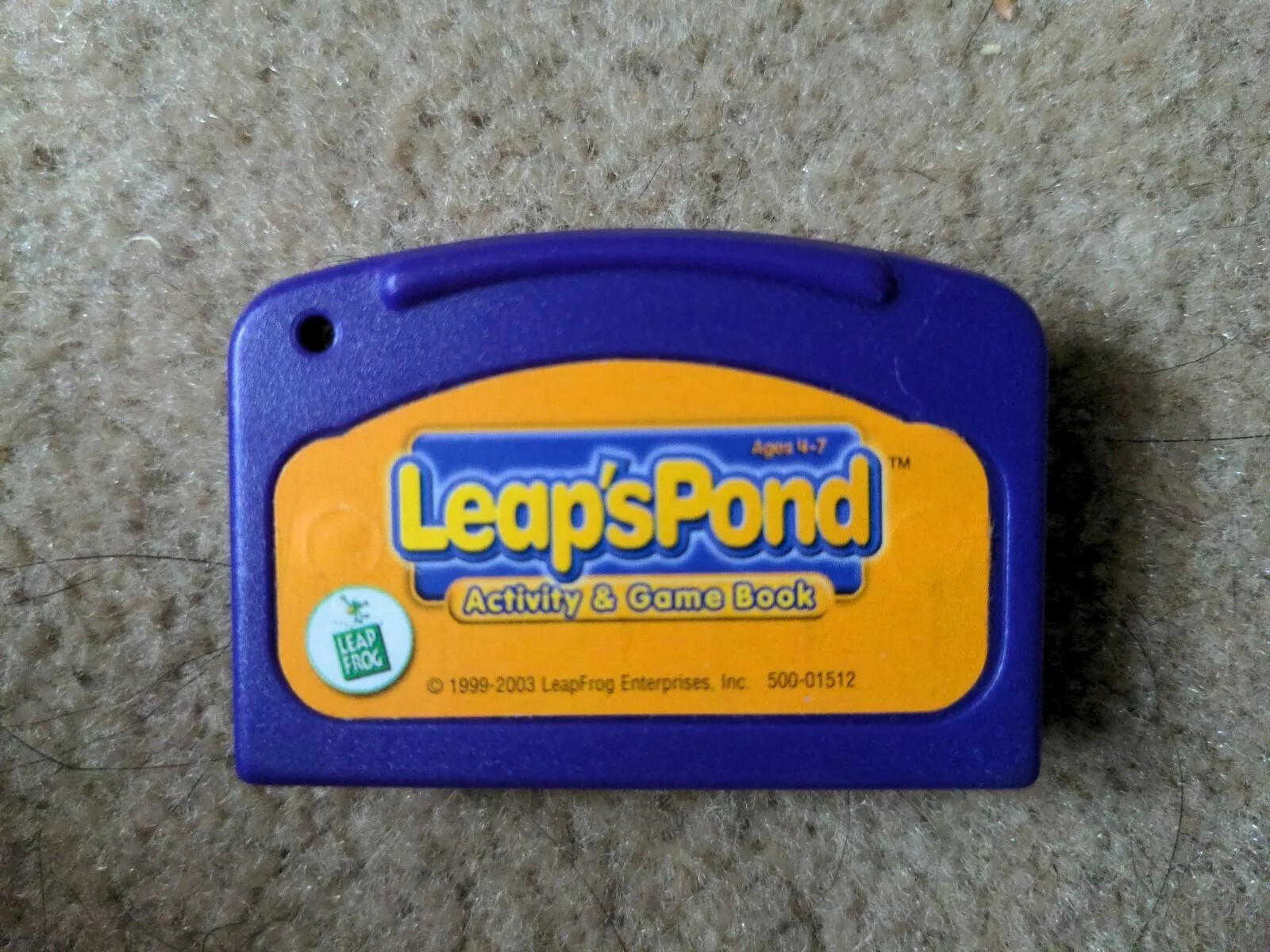 Leapfrog Leappad LeapsPond Activity and Game Book Cartridge