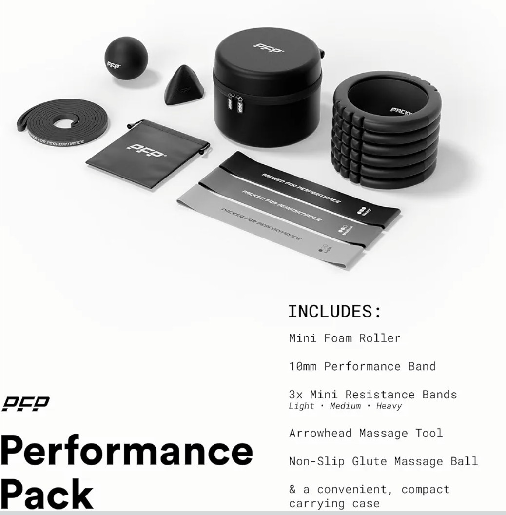 6-Piece Workout Set - Mobility Pack Exercise Recovery Tools for Athletes
