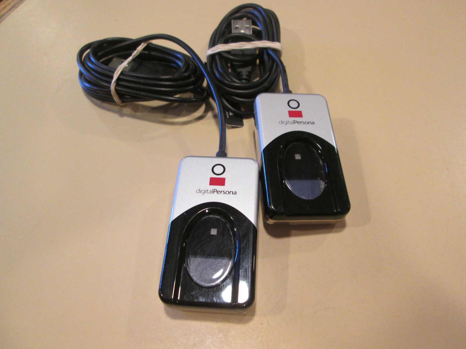 Lot of 2 HID Digital Persona U.are.U 4500 USB Fingerprint Reader 50013-001-103