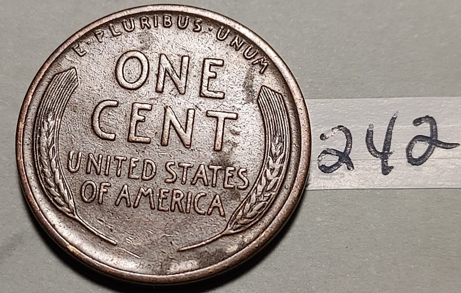 1928-D Lincoln Wheat Cent VERY FINE #242